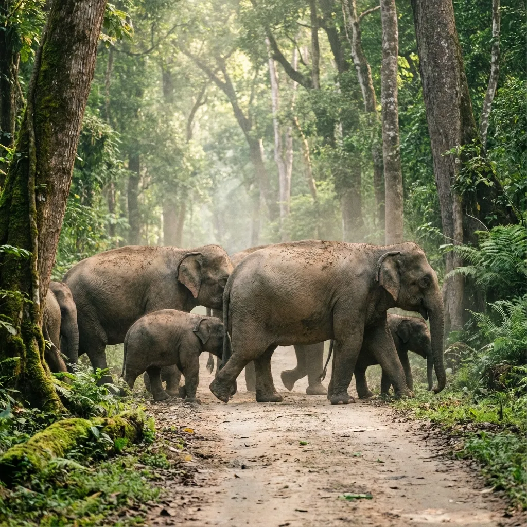 Asian Elephant in Rajaji National Park